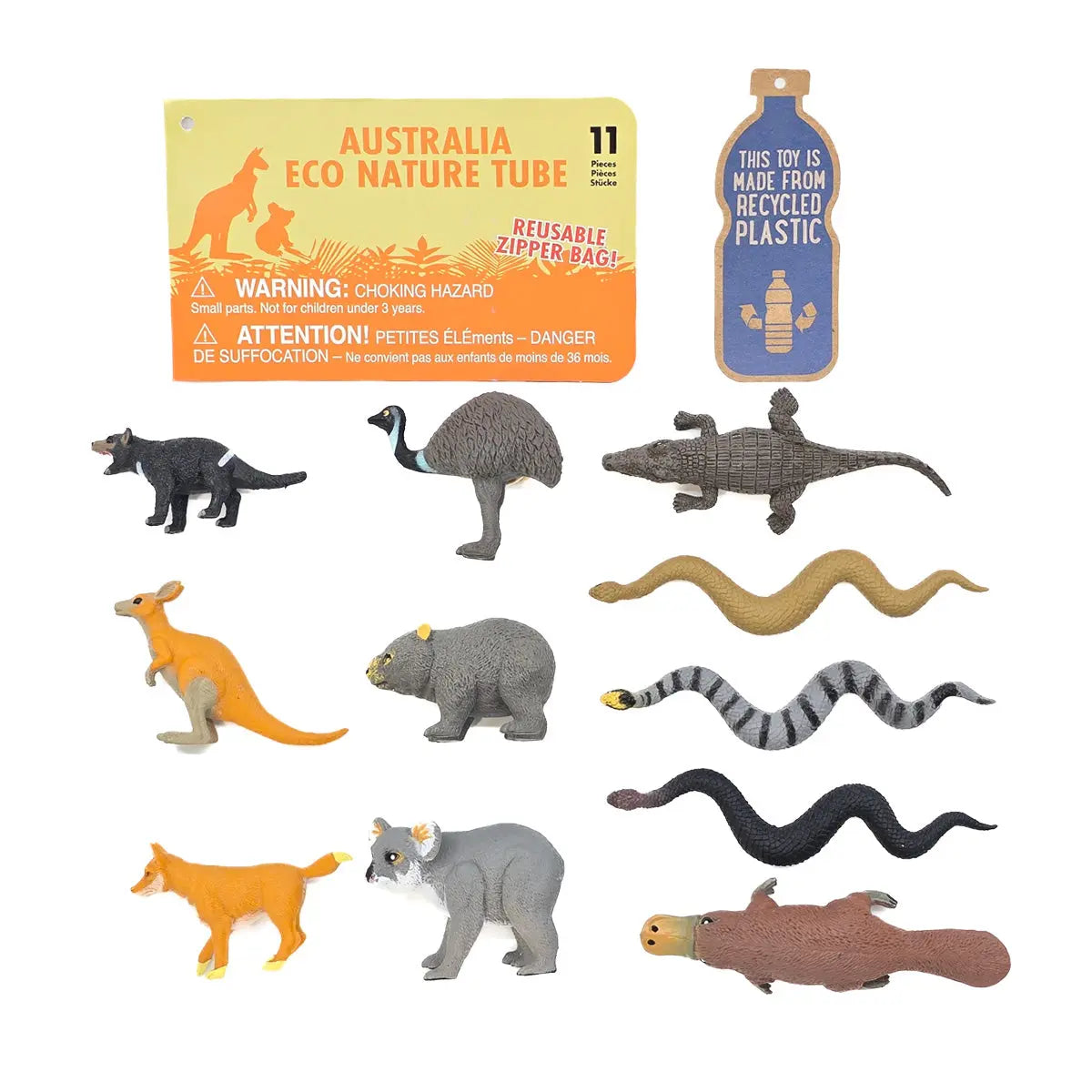 11-piece Australian Animal Figurines Pack - Allanson Souvenirs