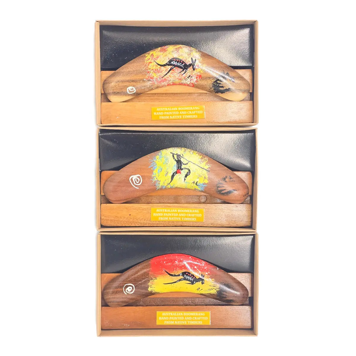 15cm Arthur Conlon Display Boomerang - Allanson Souvenirs