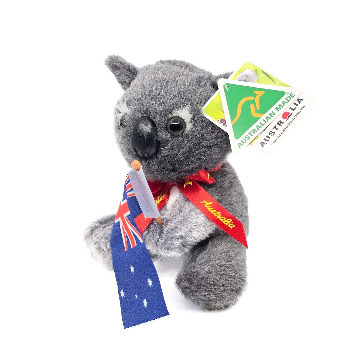 15cm Australian Made Koala With Australian Flag - Allanson Souvenirs
