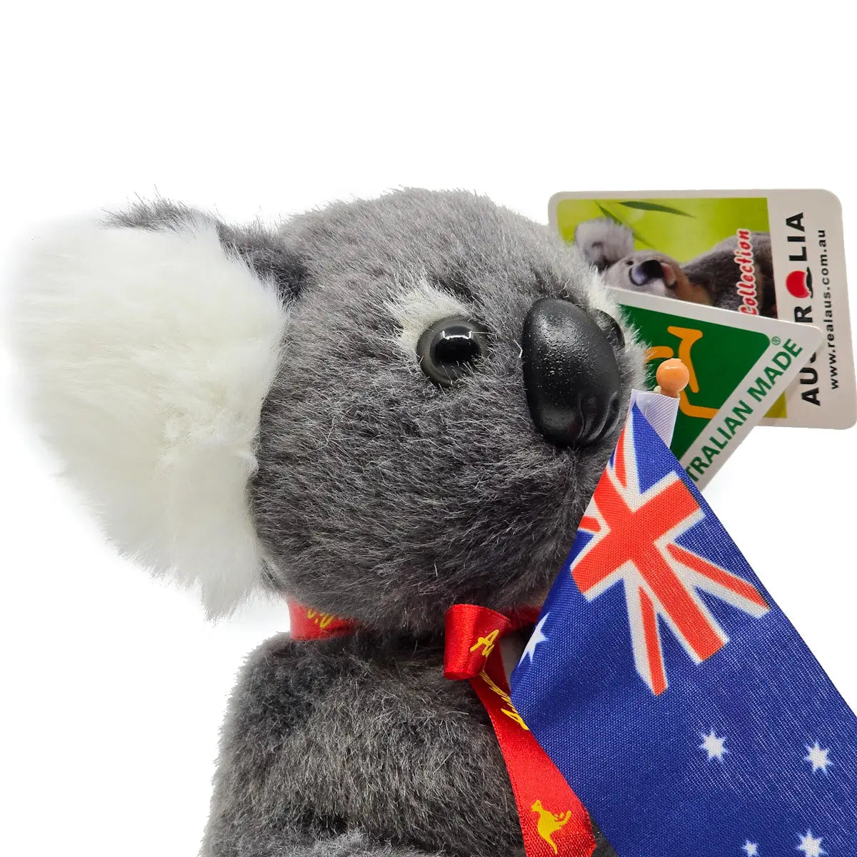 15cm Australian Made Koala With Australian Flag - Allanson Souvenirs
