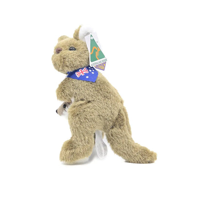 17cm Australian Made Kangaroo With Joey - Allanson Souvenirs