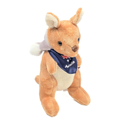 17m Kangaroo Beanie Soft Toy - Allanson Souvenirs