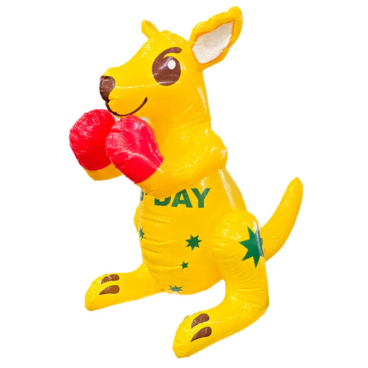 1m Tall Inflatable Boxing Kangaroo - Allanson Souvenirs