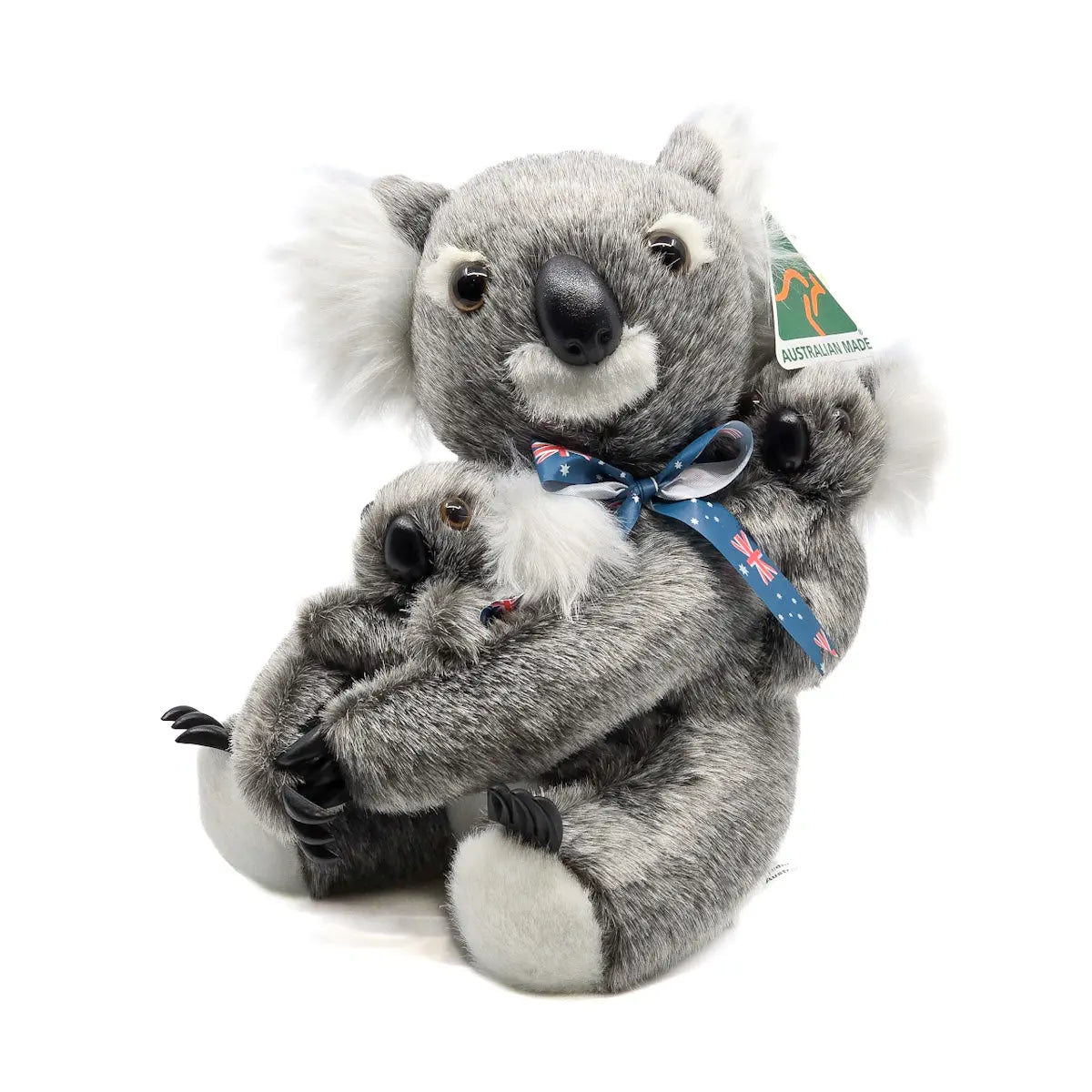 25cm Australian Made Koala with Babies - Allanson Souvenirs