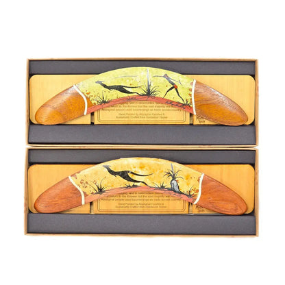25cm Murra Wolka Display Boomerang - Allanson Souvenirs