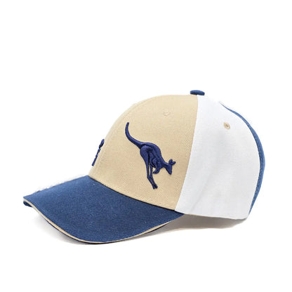 3 Coloured Kangaroo Baseball Cap - Allanson Souvenirs