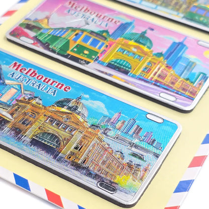 3-piece Colourful Melbourne Magnet Pack - Allanson Souvenirs