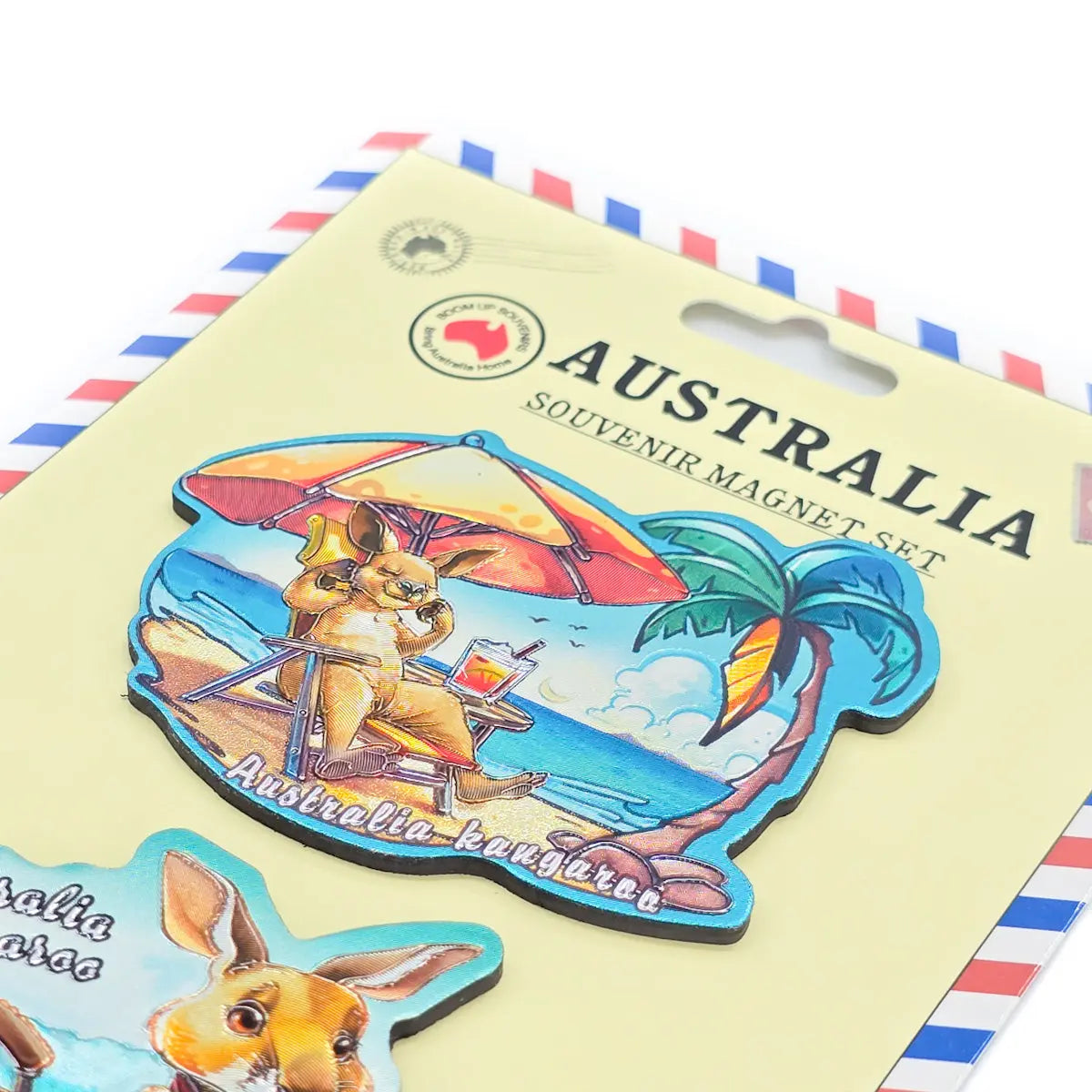 3-piece Kangaroo Holiday Magnet Pack - Allanson Souvenirs