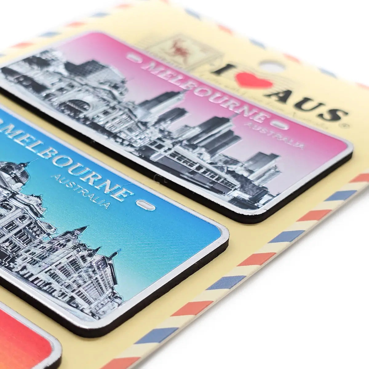 3-Piece Sunset Melbourne Magnet Pack - Allanson Souvenirs 