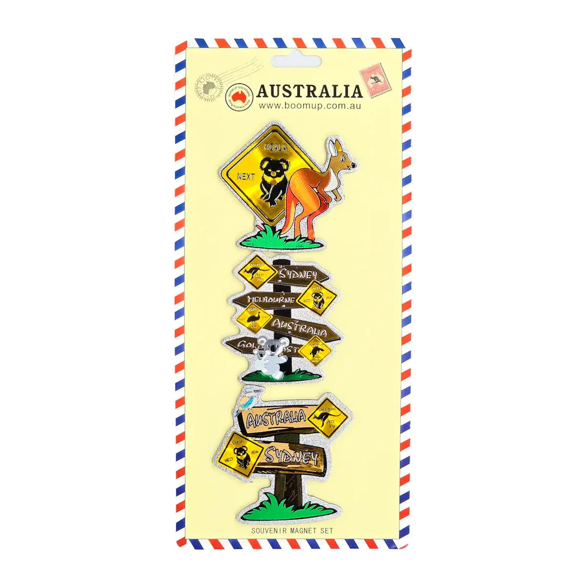3-piece Road Sign Magnet Pack - Allanson Souvenirs