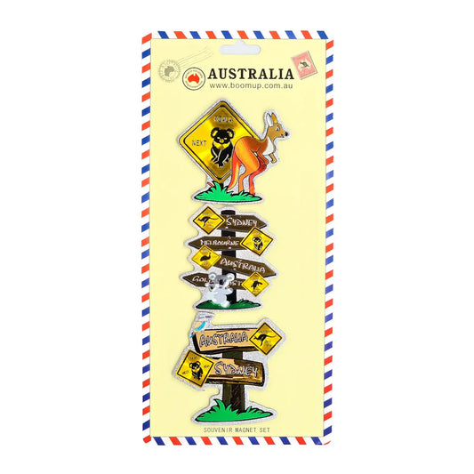3-piece Road Sign Magnet Pack - Allanson Souvenirs