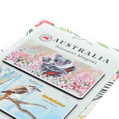 3-piece Silver Wildlife Magnet Pack Allanson Souvenirs