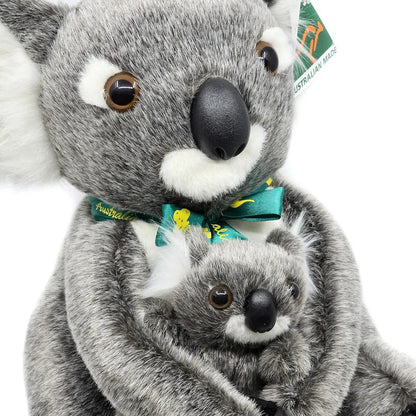 30cm Australian Made Koala with Baby - Allanson Souvenirs
