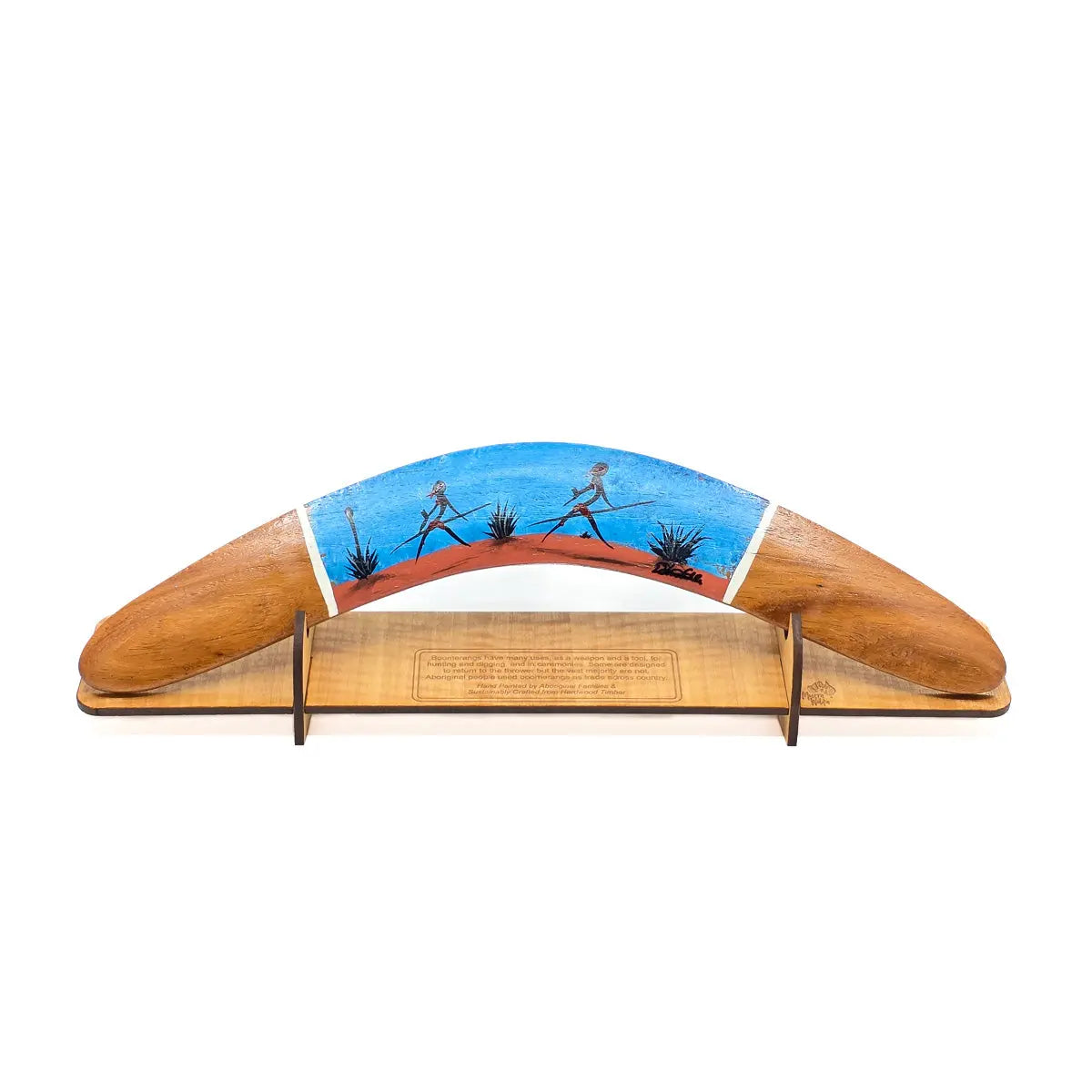 35cm Murra Wolka Display Boomerang - Allanson Souvenirs