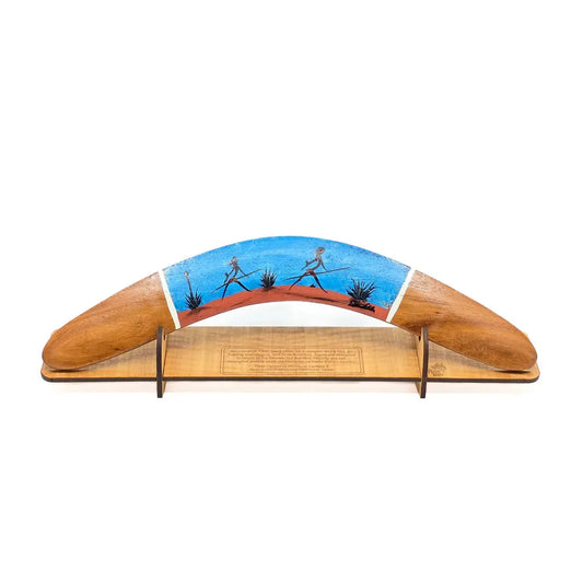 35cm Murra Wolka Display Boomerang - Allanson Souvenirs