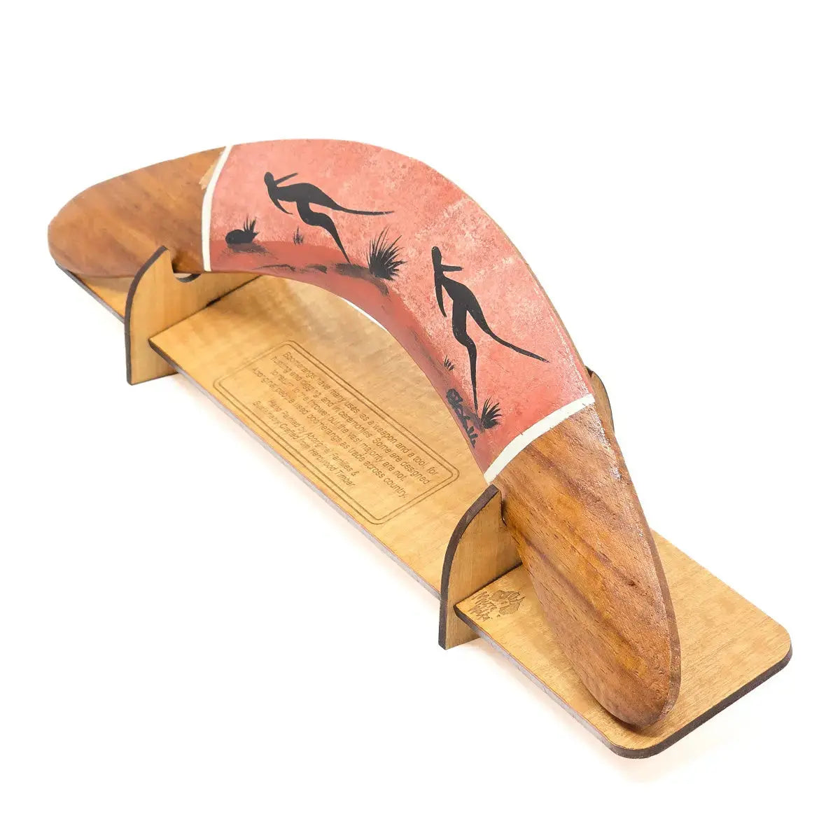 35cm Murra Wolka Display Boomerang - Allanson Souvenirs
