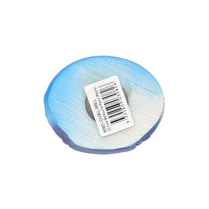 3D Oval Melbourne Fridge Magnet Back - Allanson Souvenirs