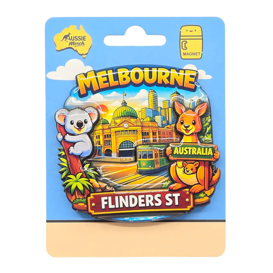 3D Wooden Melbourne Fridge Magnet - Allanson Souvenirs