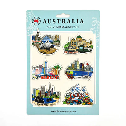 6-piece Capital Cities Magnet Pack - Allanson Souvenirs