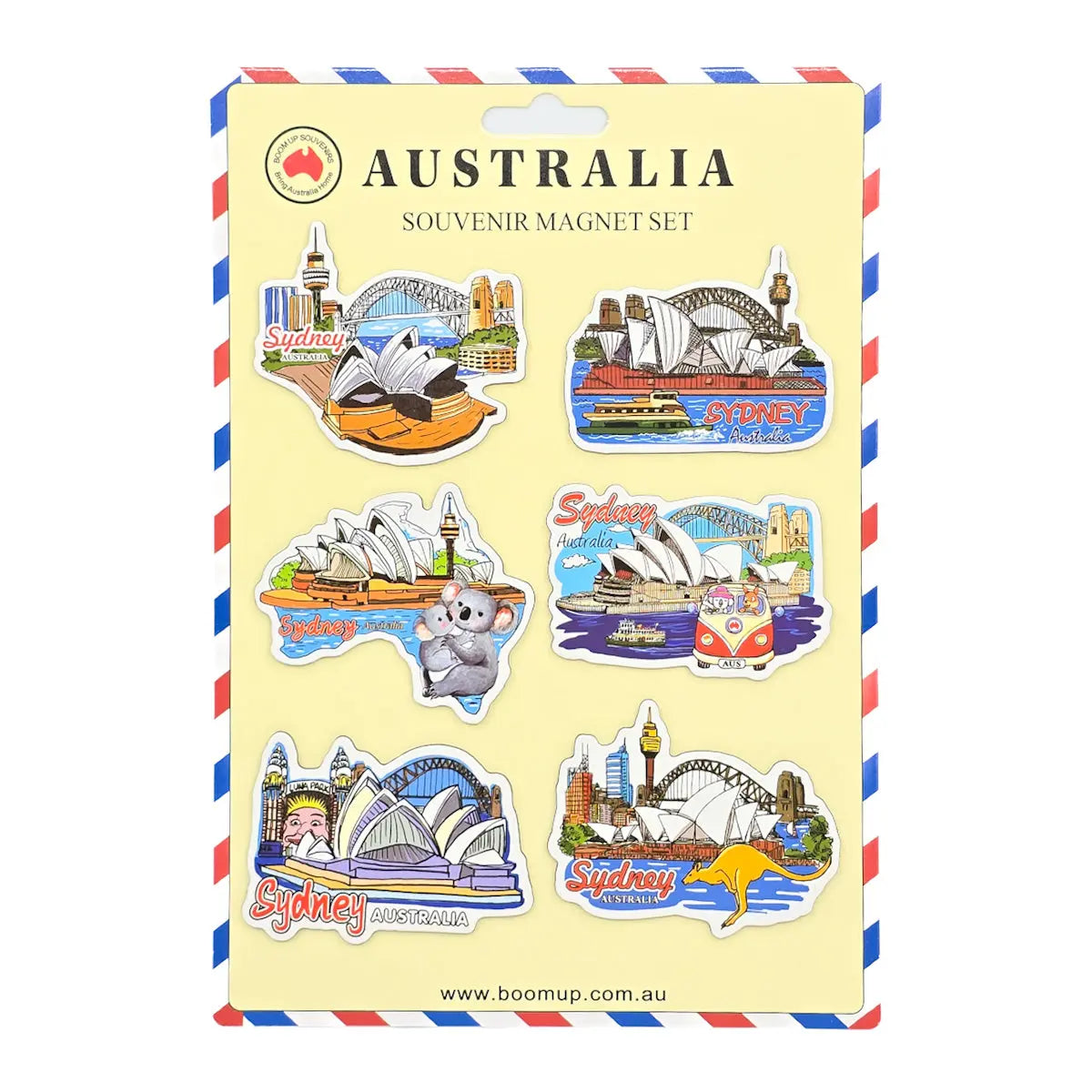 6-piece Sydney Magnet Pack - Allanson Souvenirs