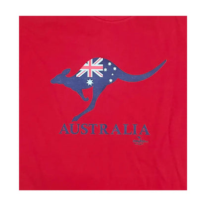 Adult Hopping Kangaroo Flag T-Shirt - Allanson Souvenirs