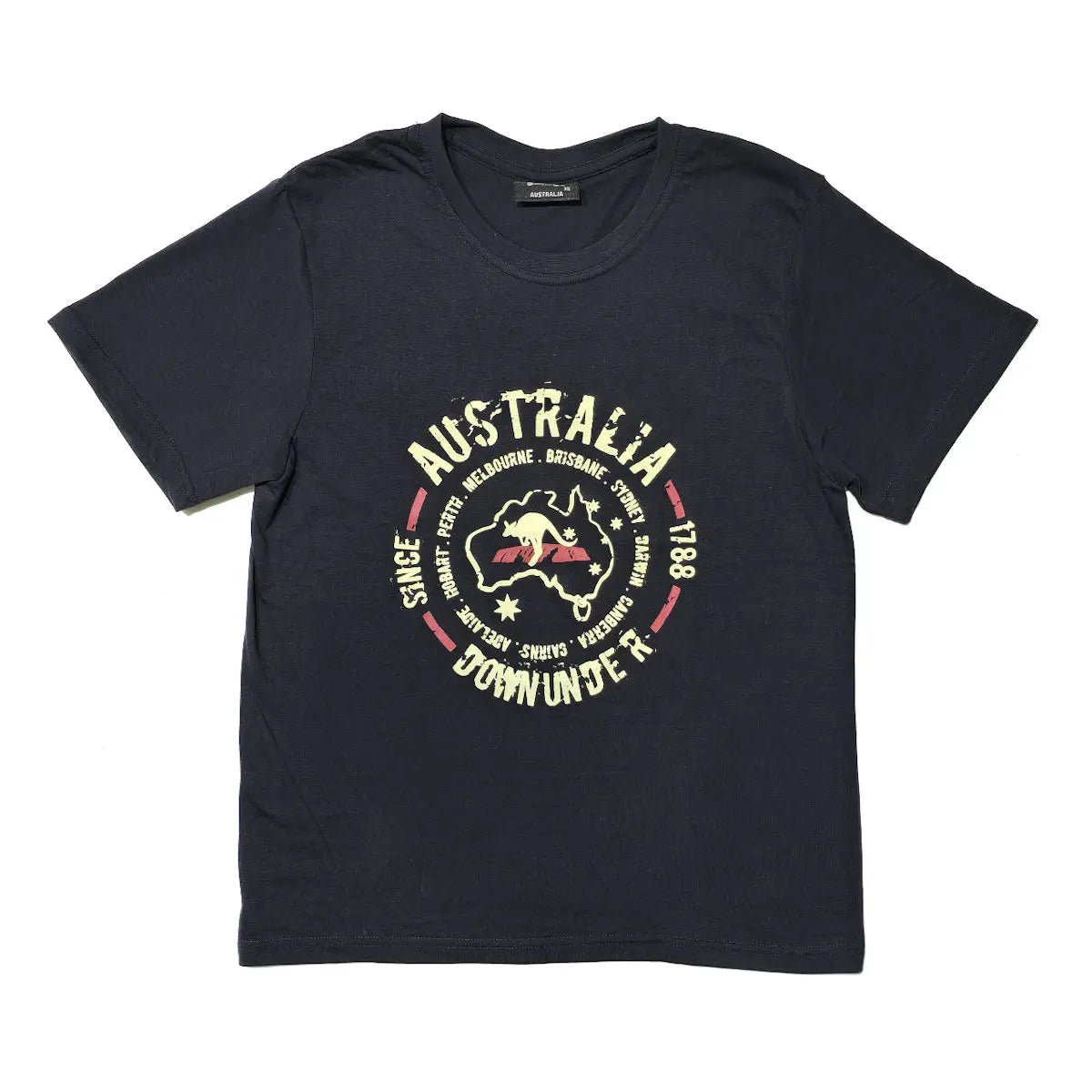 Adult Navy Australia Down Under T-shirt - Allanson Souvenirs