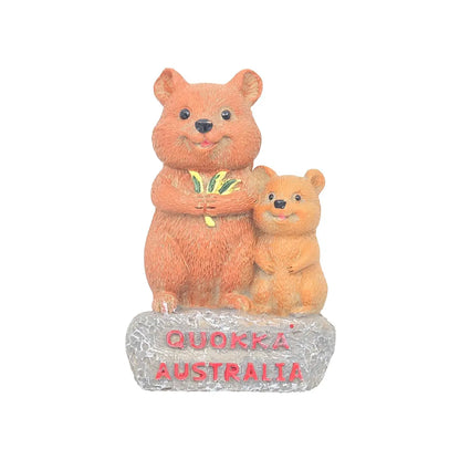 Aussie Quokkas Fridge Magnet - Allanson Souvenirs