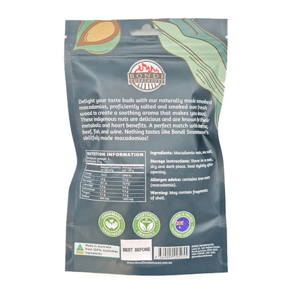 Australia Made Smoked Macadamias 100g - Allanson Souvenirs