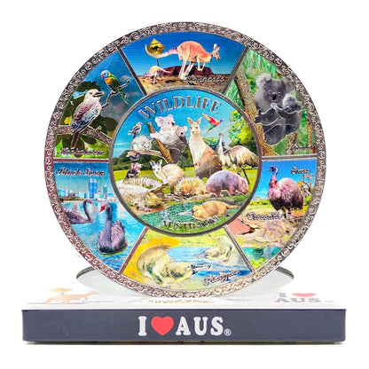 Australian Animal Souvenir Display Plate - Allanson Souvenirs