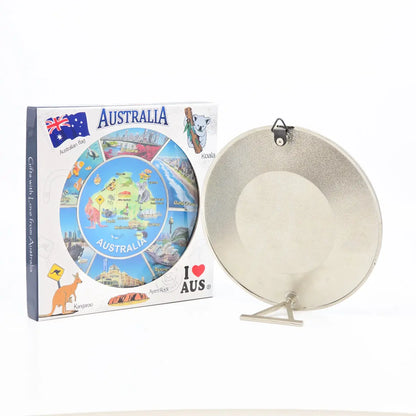 Australian Capital Cities Display Plate Allanson Souvenirs