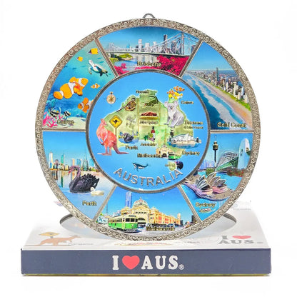 Australian Capital City Display Plate - Allanson Souvenirs