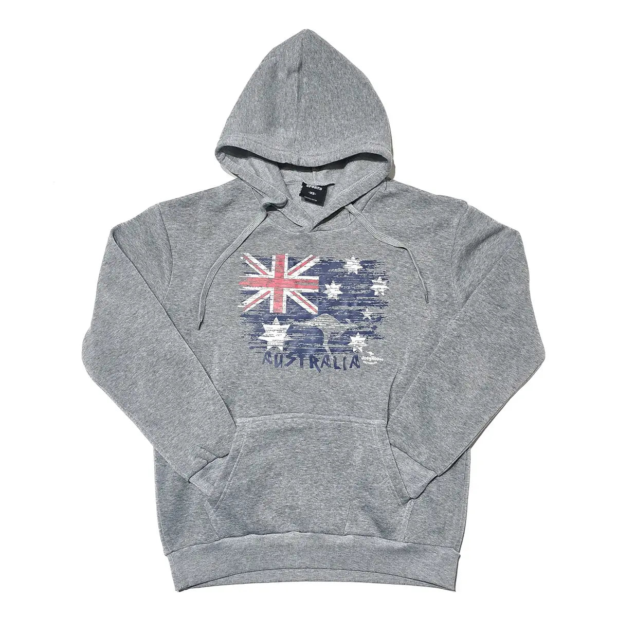 Australian Flag Kangaroo Hoodie - Allanson Souvenirs