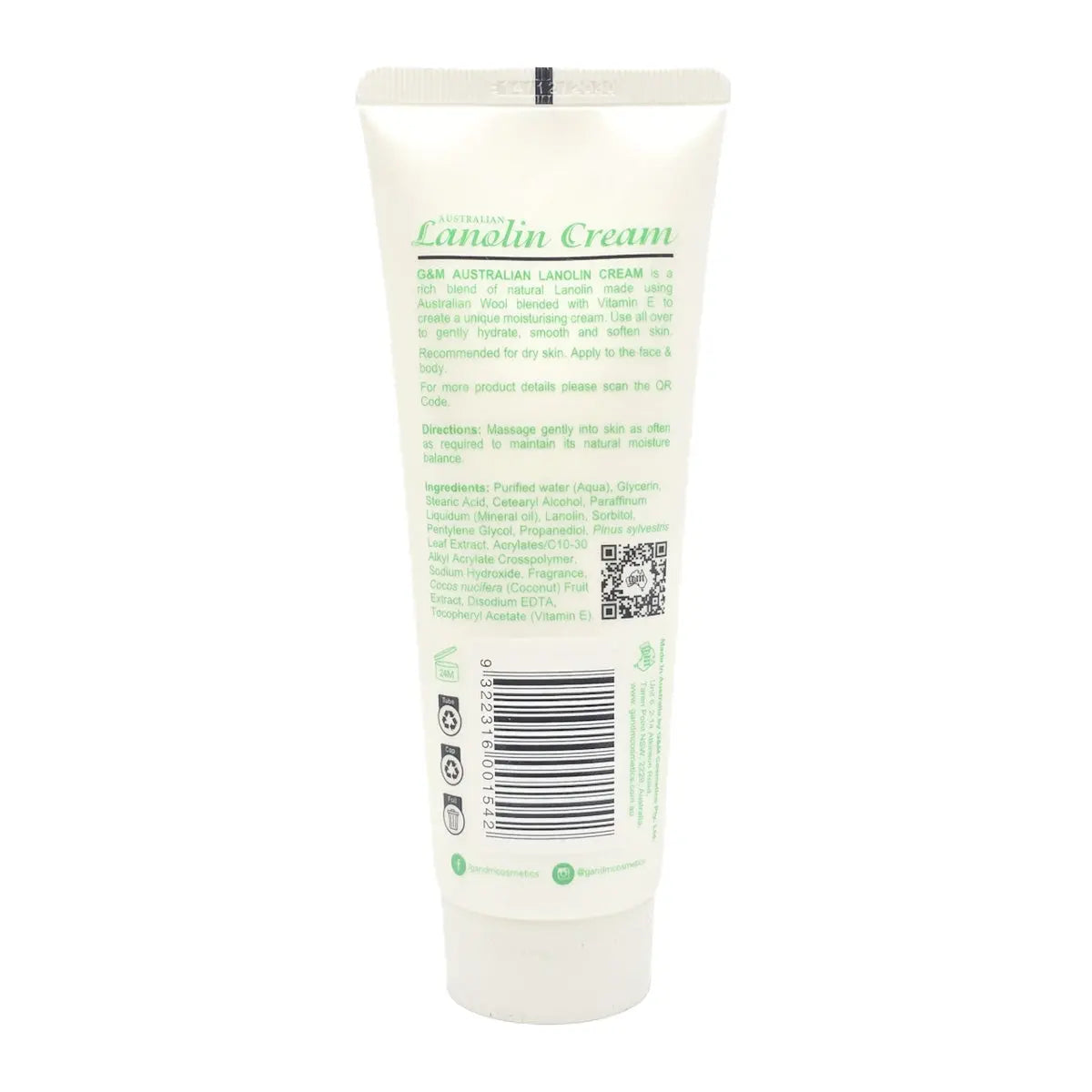 Australian Lanolin Cream 100mg - Allanson Souvenirs