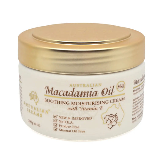 Australian Macadamia Oil Moisturising Cream 250g - Allanson Souvenirs