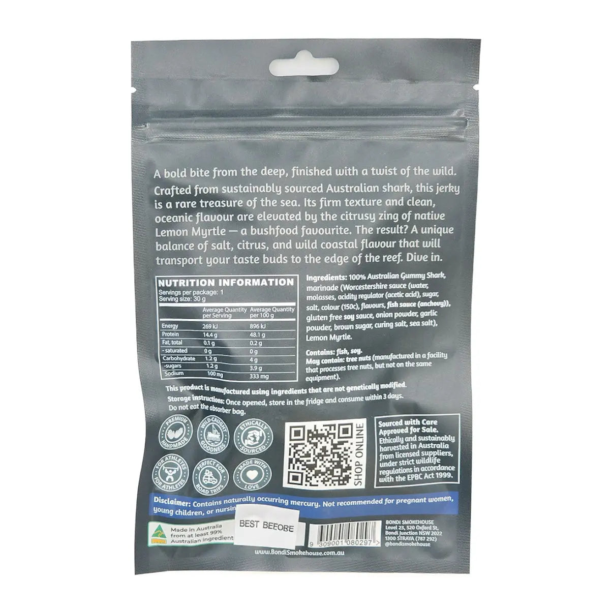 Australian Made Shark Jerky - Allanson Souvenirs