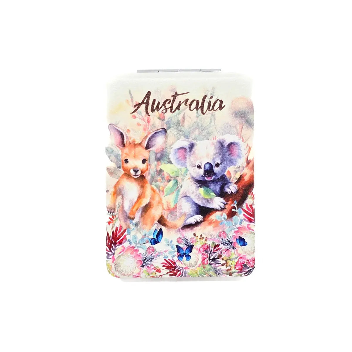 Baby Koala & Joey Compact Mirror - Allanson Souvenirs