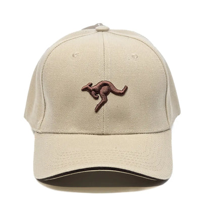 Beige Kangaroo Baseball Cap - Allanson Souvenirs
