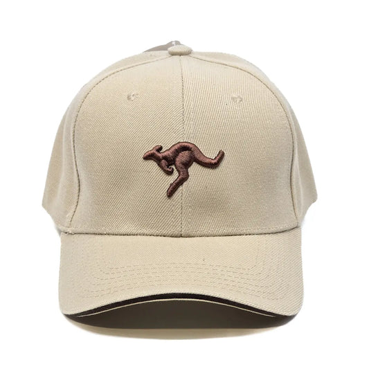 Beige Kangaroo Baseball Cap - Allanson Souvenirs