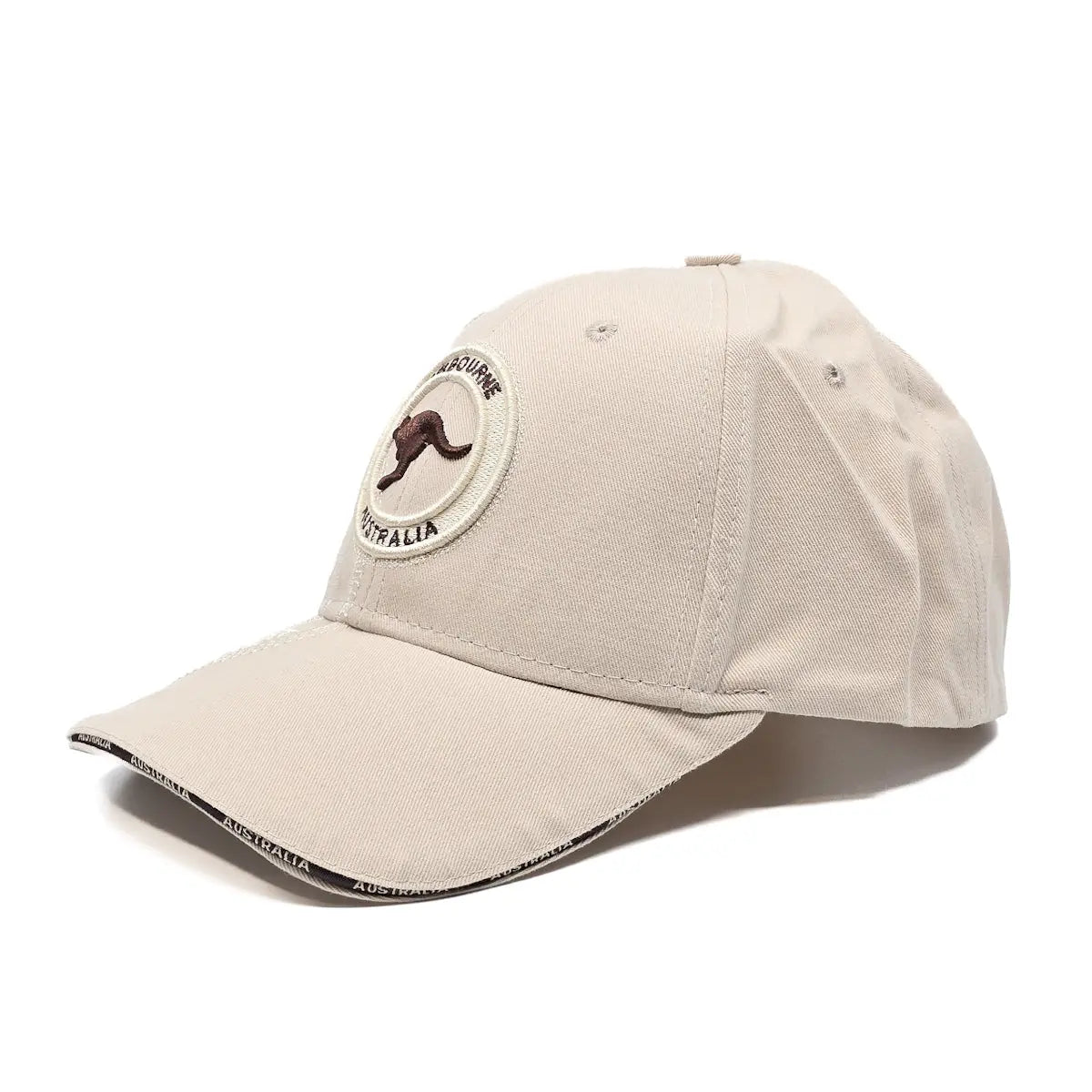 Beige Round Melbourne Baseball Cap - Allanson Souvenirs