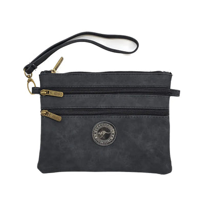 Black Clutch Suede Travel Bag Allanson Souvenirs