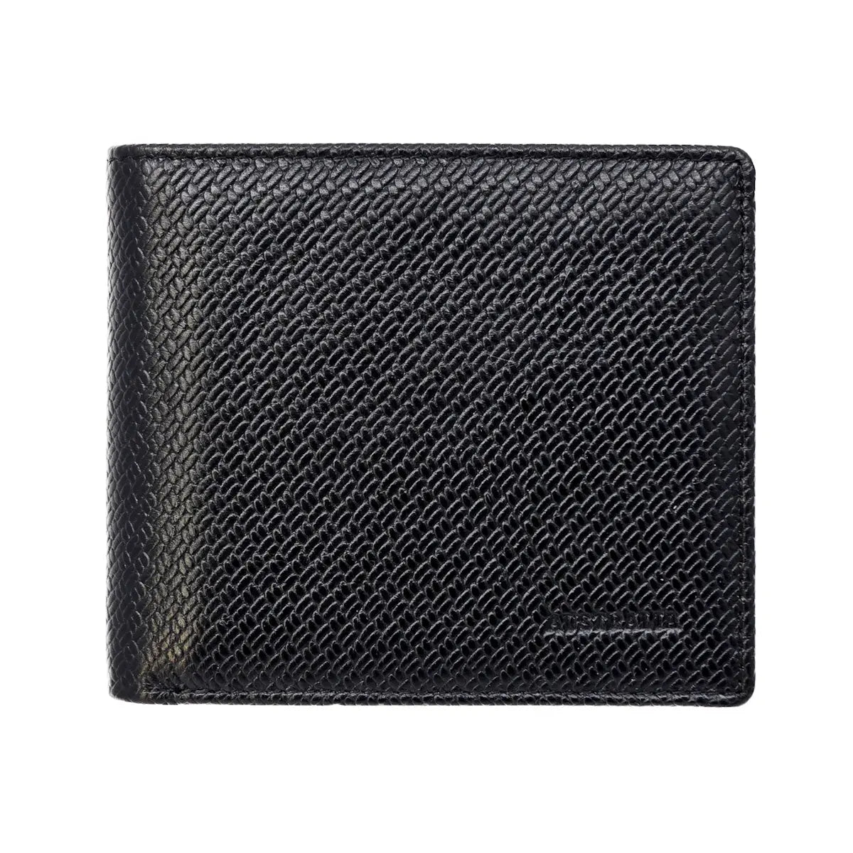 Black Genuine Leather RFID Mens Wallet - Allanson Souvenirs