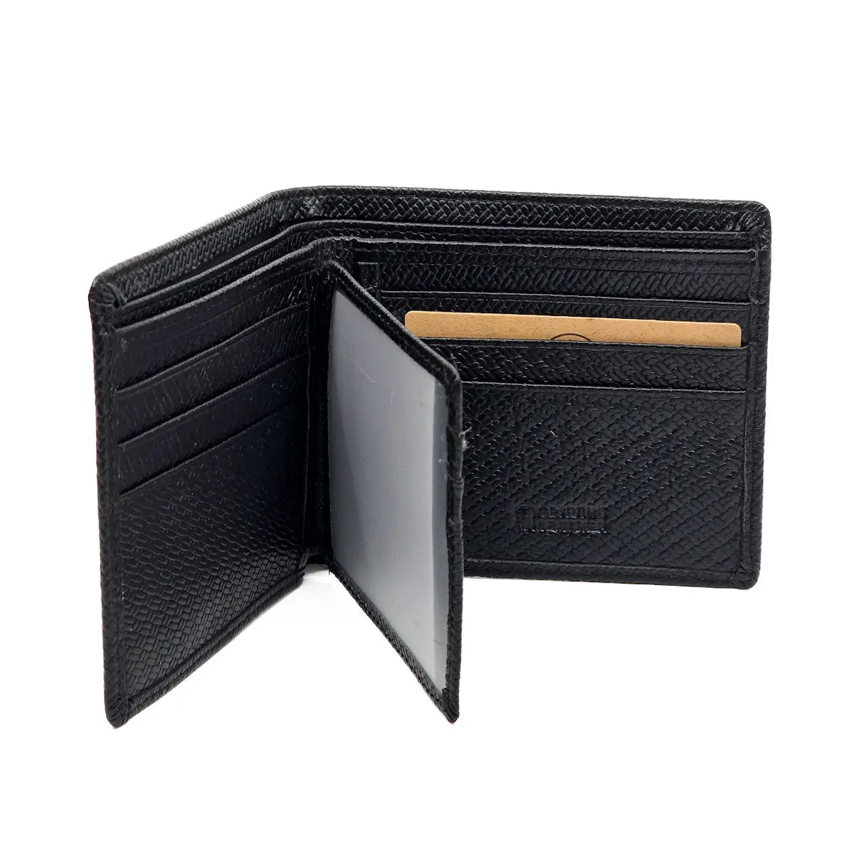 Black Genuine Leather RFID Mens Wallet - Allanson Souvenirs