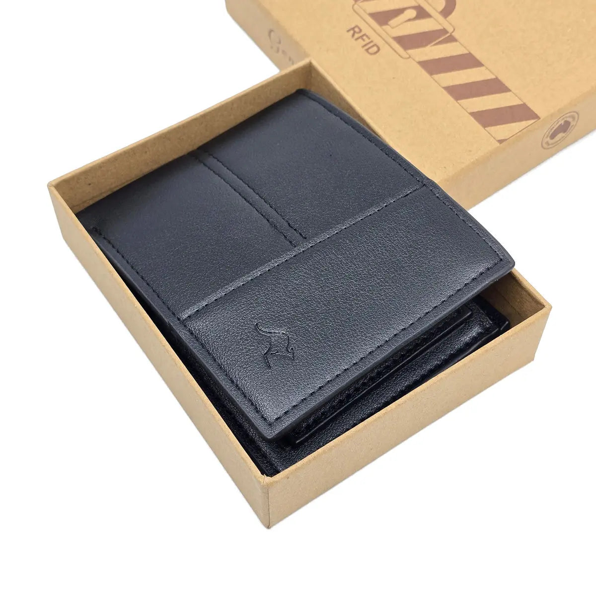 Black Kangaroo, RFID Mens Wallet - Allanson Souvenirs