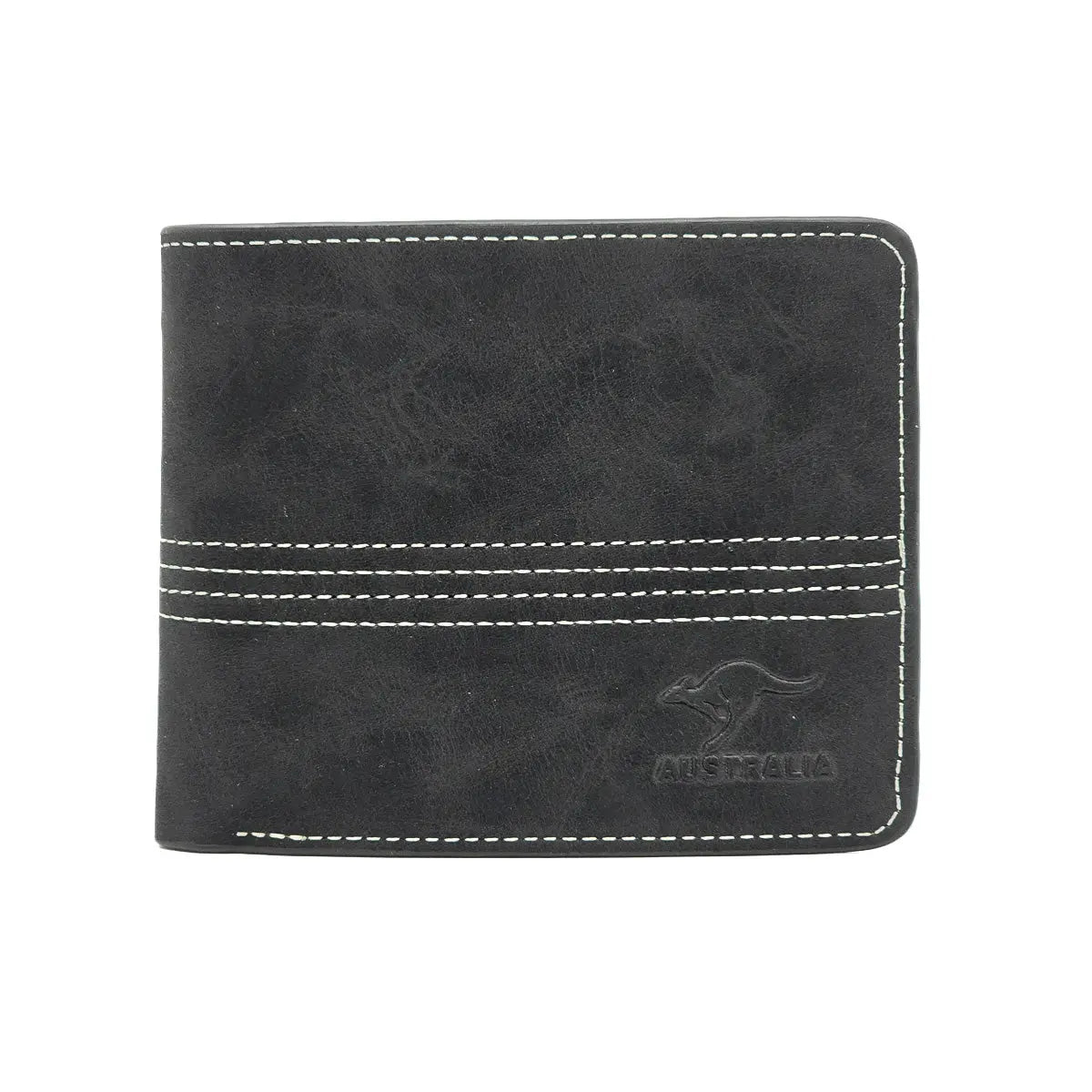 Black Suede Mens Wallet - Allanson Souvenirs