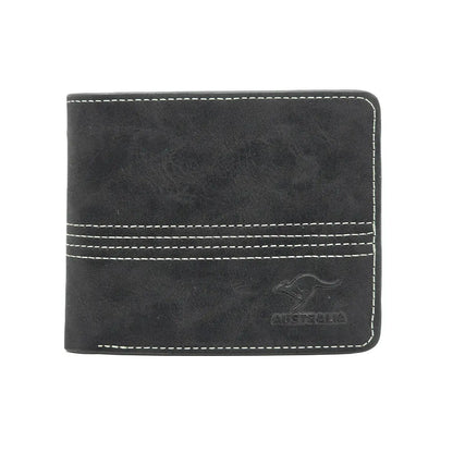 Black Suede Mens Wallet - Allanson Souvenirs
