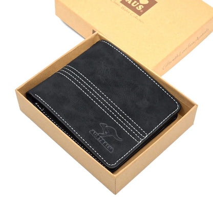 Black Suede Mens Wallet - Allanson Souvenirs