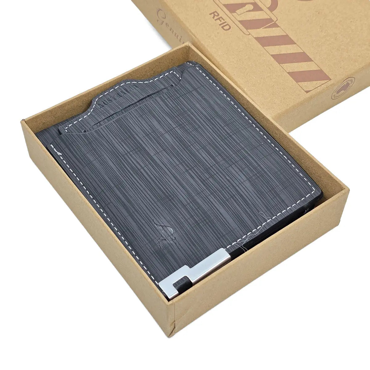 Blue RFID Card Sleeve Mens Wallet -Allanson Souvenirs