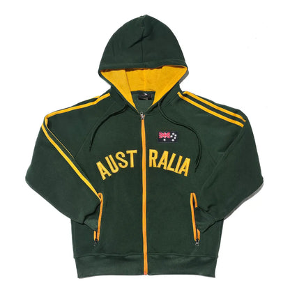 Bottle Green Australia Hooded Jacket - Allanson Souvenirs