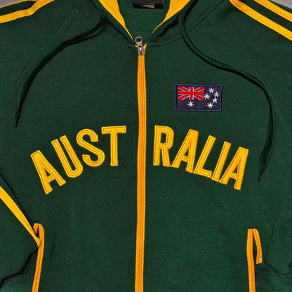Bottle Green Australia Hooded Jacket - Allanson Souvenirs