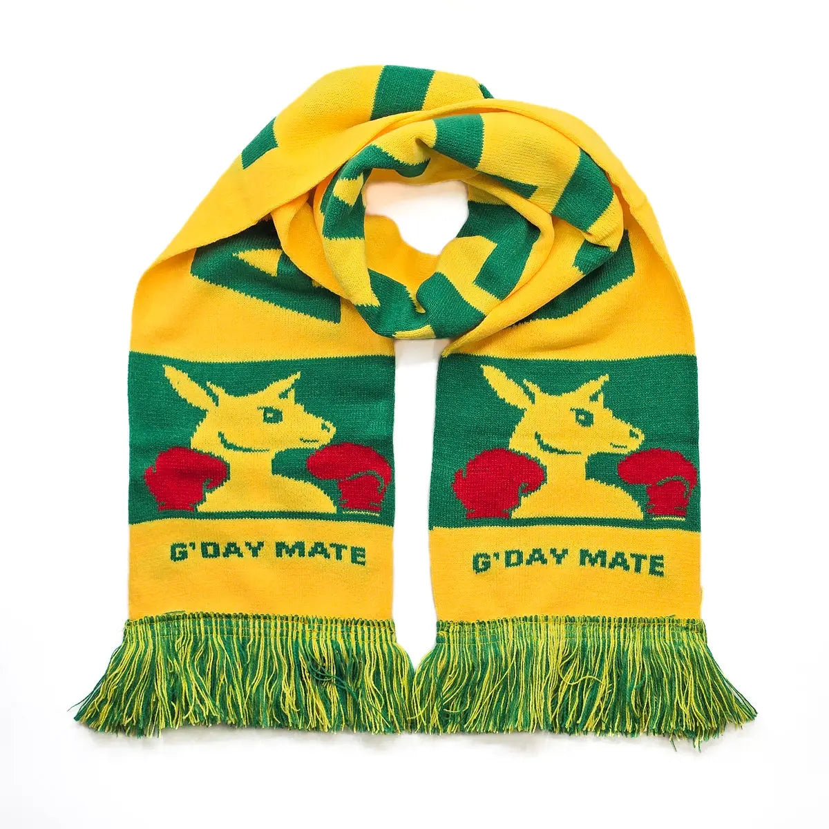 Boxing Kangaroo Scarf - Allanson Souvenirs